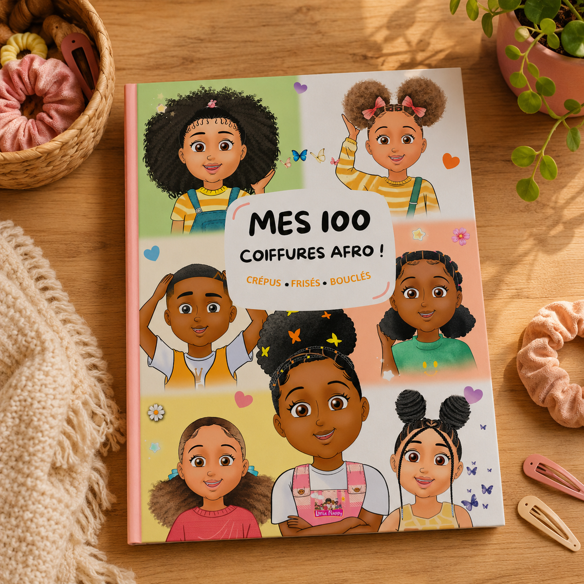 Mes 100 coiffures afro pour enfant — 100 tutos filles et garçons, dès 5 ans