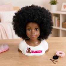 Charger l'image dans la galerie, La tête à coiffer afro Little Nappy et ses accessoires pour enfant !