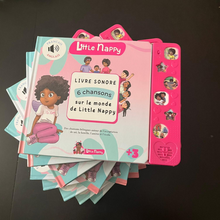 Charger l'image dans la galerie, LIVRE SONORE LITTLE NAPPY - Plongez dans l'univers de l'héroïne afro en 6 chansons français-anglais!