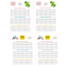Charger l'image dans la galerie, J'apprends à tracer toutes les lettres de l'alphabet en majuscule et minuscule : Cahier d’activités pour enfant de 5-7 ans. GS et maternelle | 57 pages pour enfant en maternelle et primaire