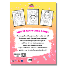 Charger l'image dans la galerie, Little Nappy coloriage et dessin - Mes 20 coiffures afro sont magiques + affirmations positives pour apprendre à aimer ses cheveux !