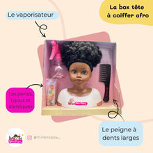 Charger l&#39;image dans la galerie, La tête à coiffer afro Little Nappy et ses accessoires pour enfant !
