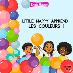 Little Nappy apprend les couleurs — imagier illustré pour enfant noir dès 2 ans