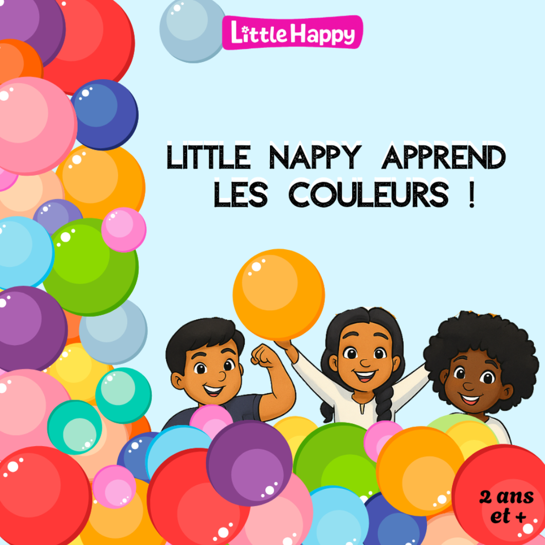 Little nappy apprend les couleurs