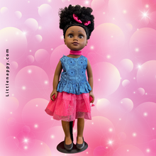 Charger l&#39;image dans la galerie, La poupée afro Little Nappy - l&#39;héroïne des livres et du dessin animé sur YouTube !

