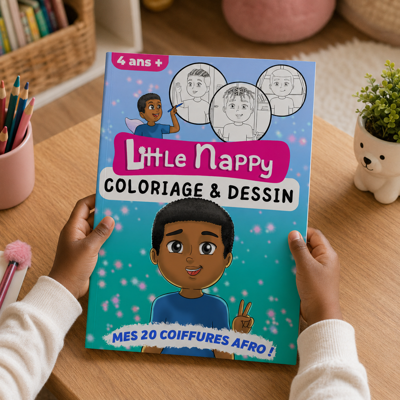 Coloriage Robby — mes 20 coiffures afro sont magiques | garçons, 4 à 10 ans
