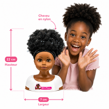 Charger l'image dans la galerie, La tête à coiffer afro Little Nappy et ses accessoires pour enfant !
