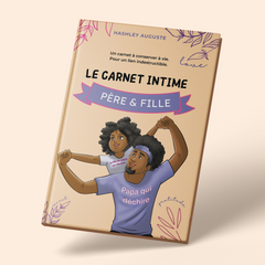 Carnet intime père-fille Little Nappy, inclus dans le pack Duo parents-fille