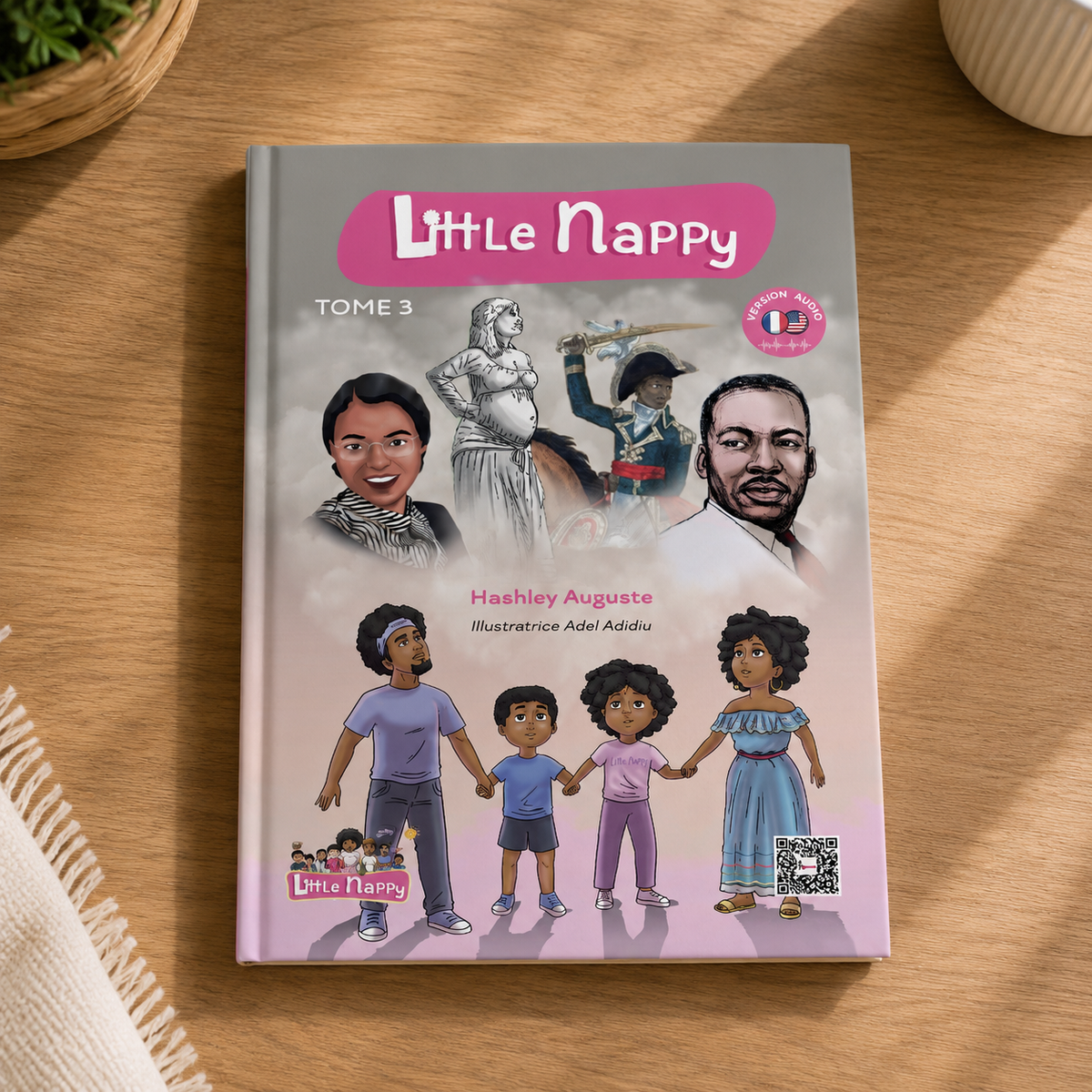 Tome 3 — Papa et maman nous racontent l'histoire du cheveu afro | Dès 6 ans
