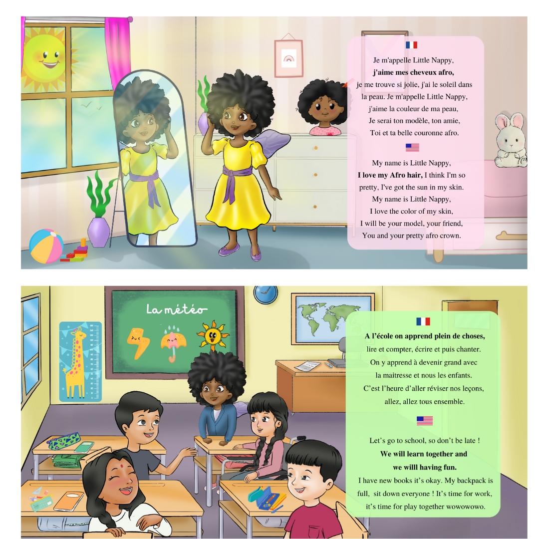 La poupée afro Little Nappy - l'héroïne des livres et du dessin animé