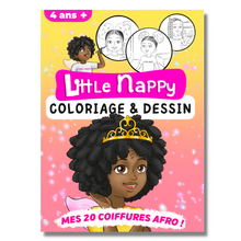 Charger l&#39;image dans la galerie, Little Nappy coloriage et dessin - Mes 20 coiffures afro sont magiques + affirmations positives pour apprendre à aimer ses cheveux !
